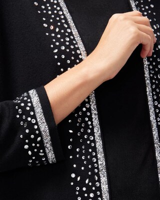 Travelers Collection Rhinestone Cardigan