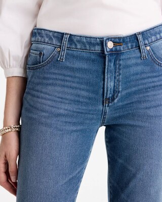 Slim Tapered Ankle Knit Denim click to view larger image.