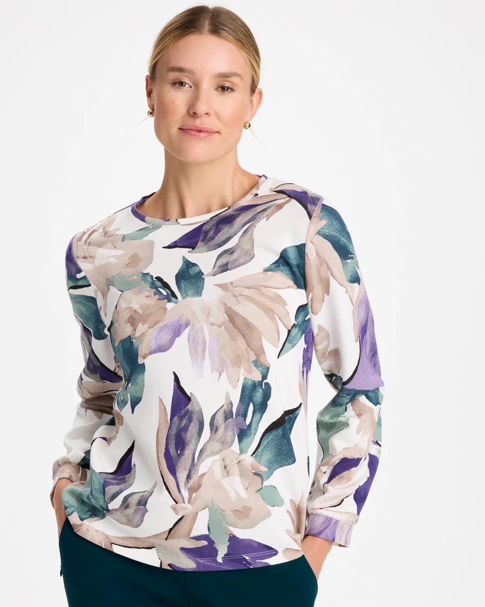 Zenergy® Soft Garden Long-Sleeve Top