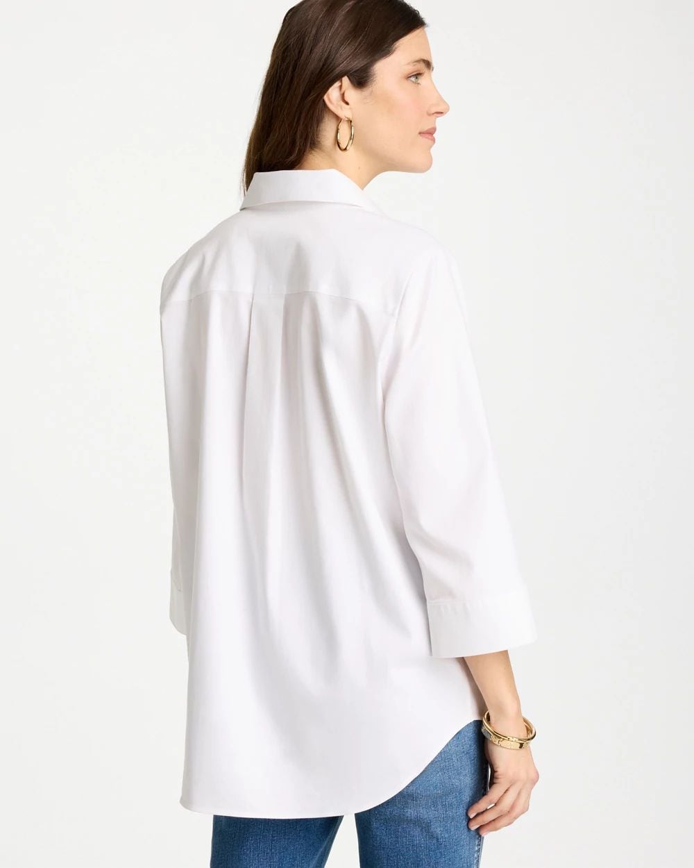 No Iron™ Stretch Popover Tunic click to view larger image.