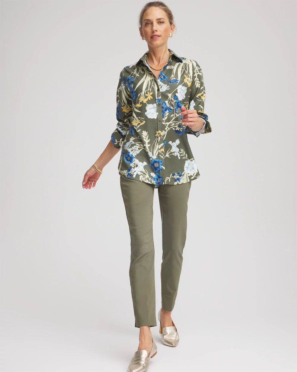 Brigitte™ Pull-On Slim Ankle Pants click to view larger image.