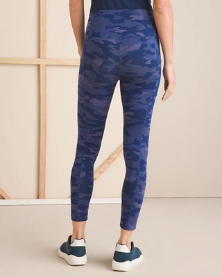 Zenergy So Slimming Camouflage-Print Pima Cotton Leggings
