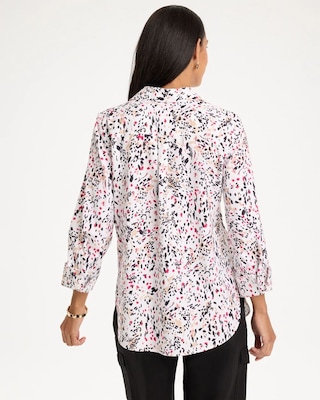 No Iron™ Stretch Artisinal Print Shirt click to view larger image.