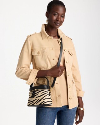 Zebra Crossbody Bag click to view larger image.