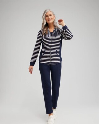 Zenergy® Waffle Knit Stripe Hoodie