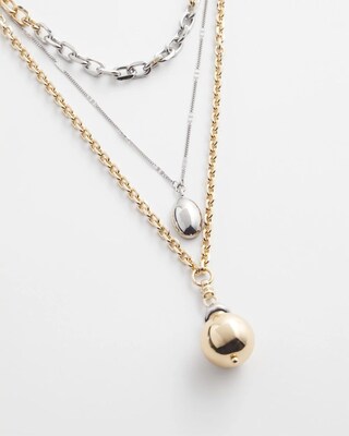 Convertible Mixed Metal Necklace