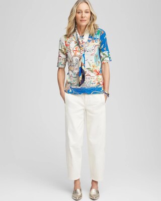 Sanibel Island Bateau-Neck Tee