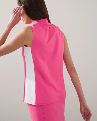 Zenergy Mixed Mesh Zip Front Polo