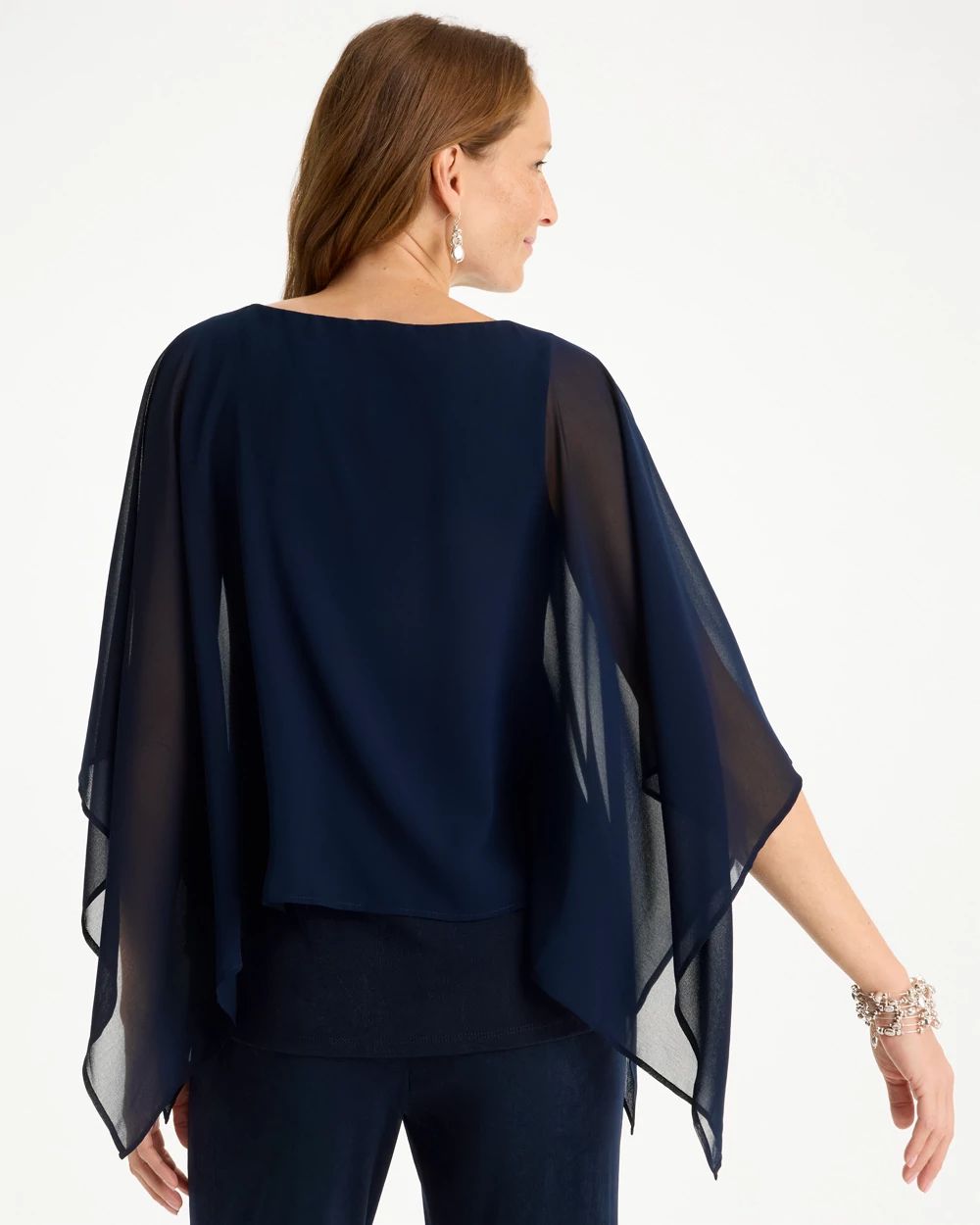 Travelers™ Chiffon Layered Top click to view larger image.