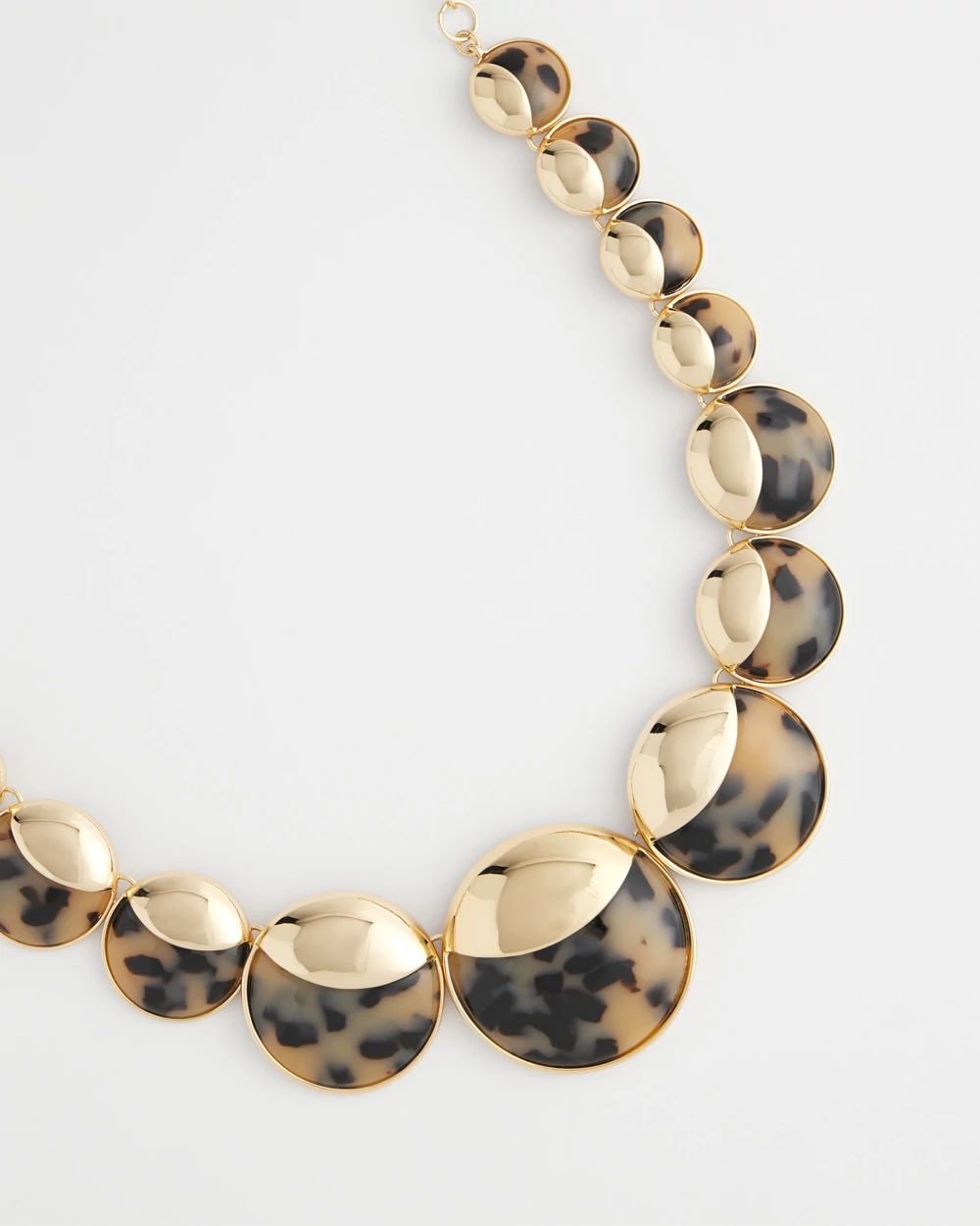 Golden Tortoise Collar Necklace click to view larger image.