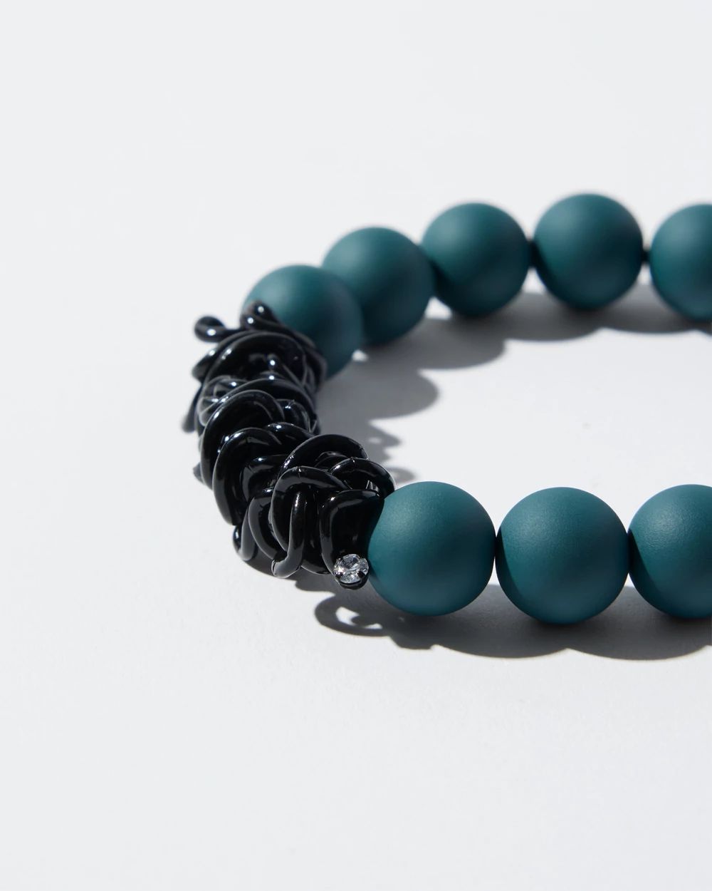Matte Teal Hero Stretch Bracelet