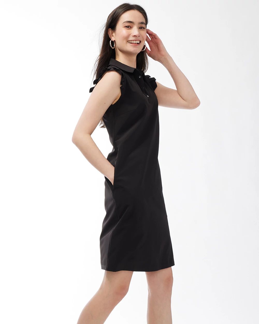 Zenergy UPF Ruffle Neck Dress