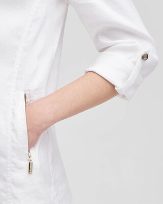 Linen Blend Stretch Blazer click to view larger image.