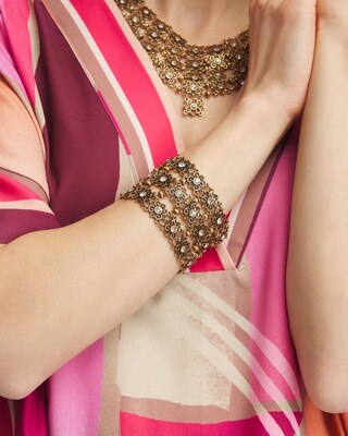 Sparkle Lace Cuff Bracelet