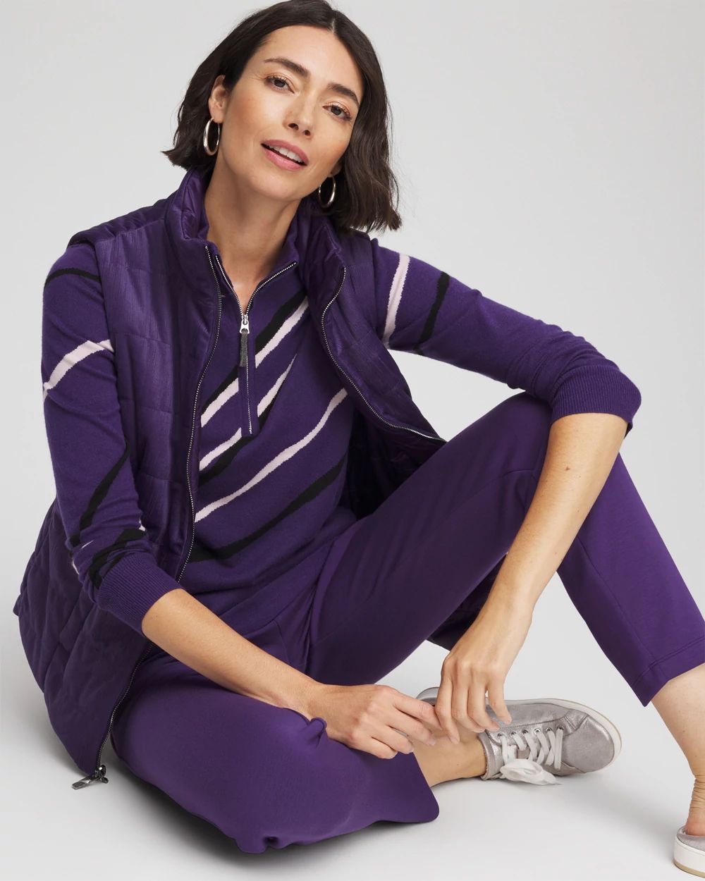 Zenergy® Luxe Morocco Half-Zip Pullover click to view larger image.