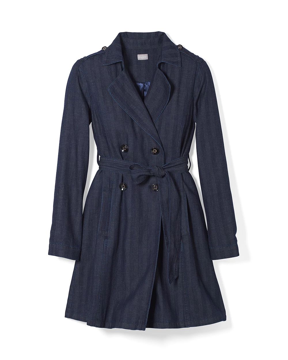 Denim Trench Coat