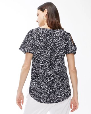 Zenergy UPF Swirl Split Sleeve Top