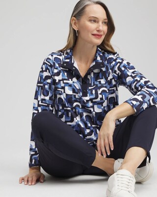 ® UPF Geo Long Sleeve Top