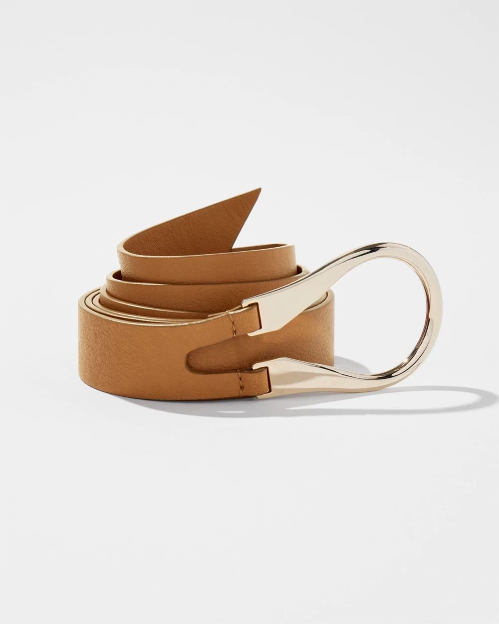 Leather Single Strap Tie Belt click to view larger image.