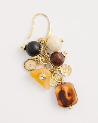 Cluster Beaded Drop Earrings click to view larger image.