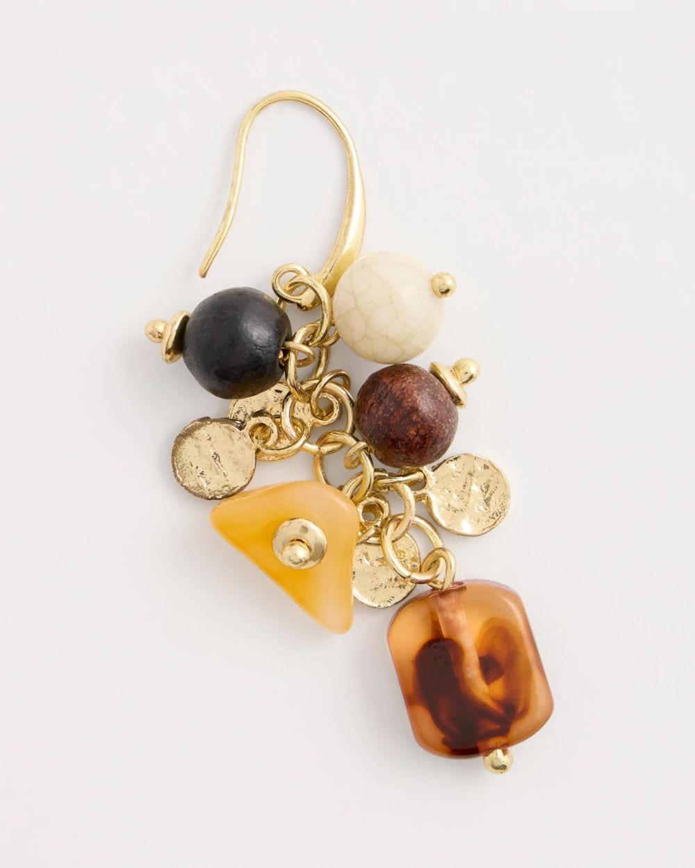 Cluster Beaded Drop Earrings