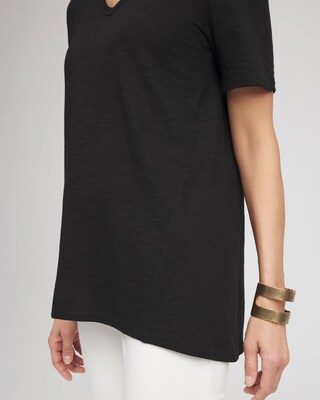 Slub V-Neck Tee click to view larger image.