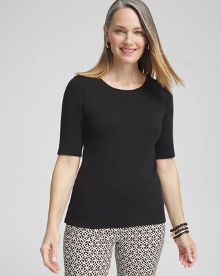 Jewel Neck Tee