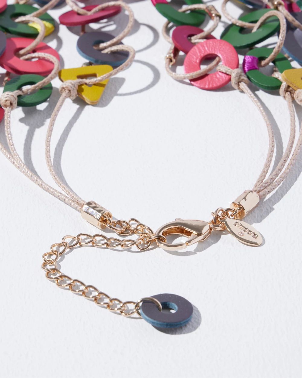 Leather Multistrand Necklace