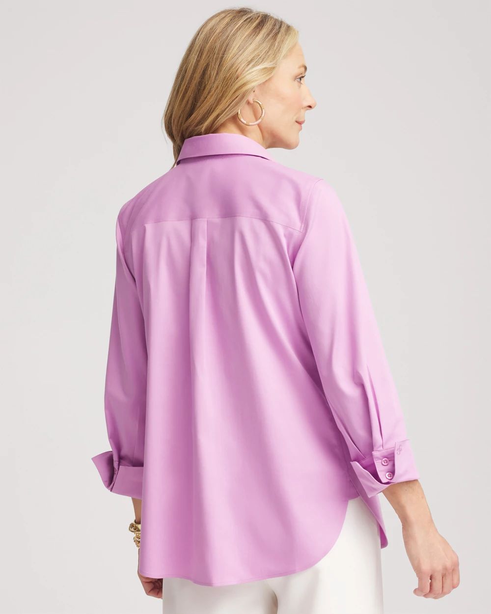 No Iron™ 3/4 Sleeve Stretch Shirt