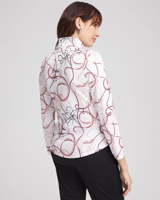 Zenergy® UPF Floral Half-Zip Top