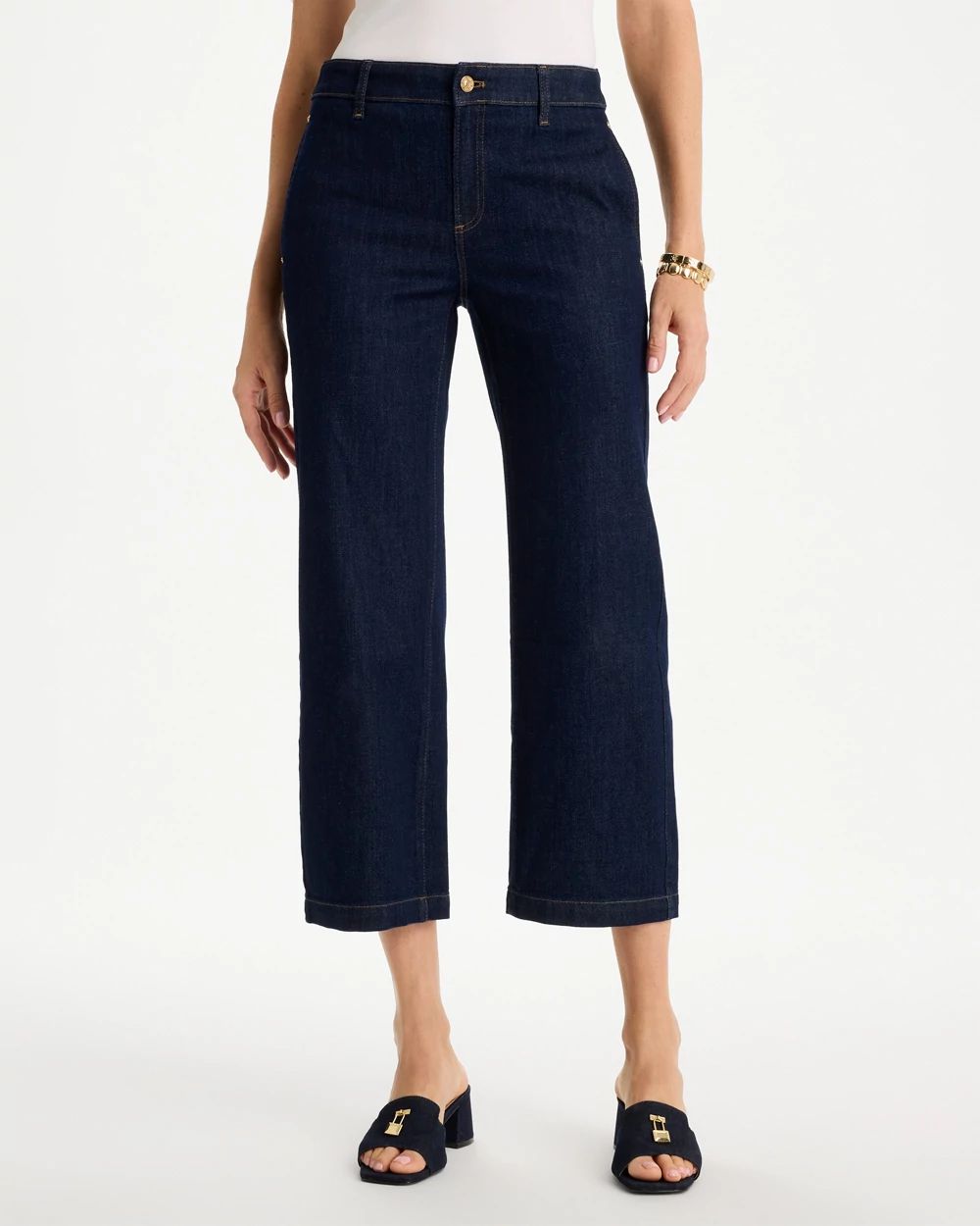 Straight Crop Trouser Jeans
