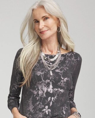 Silver Tone Pave Collar Necklace click to view larger image.