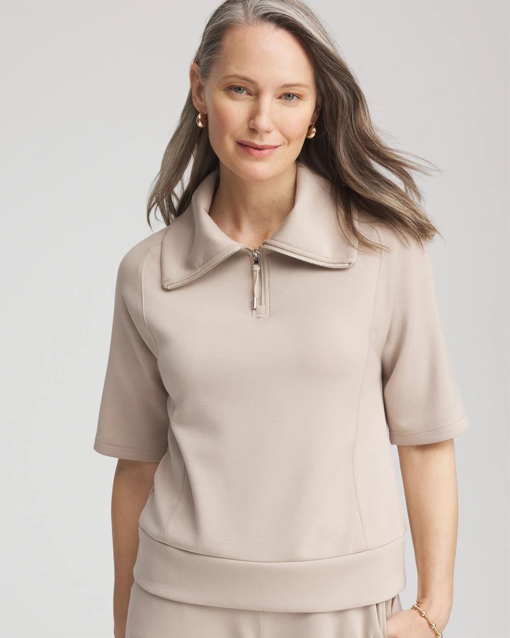 Zenergy® Scuba Half-Zip Top