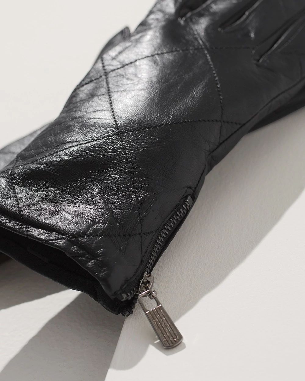Black Leather Gloves