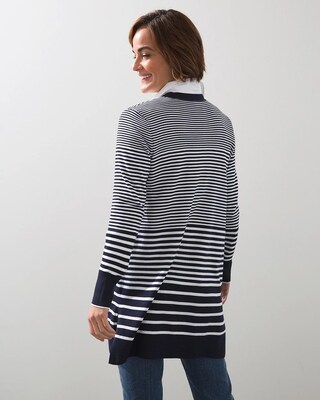 Faded Stripe Cardigan