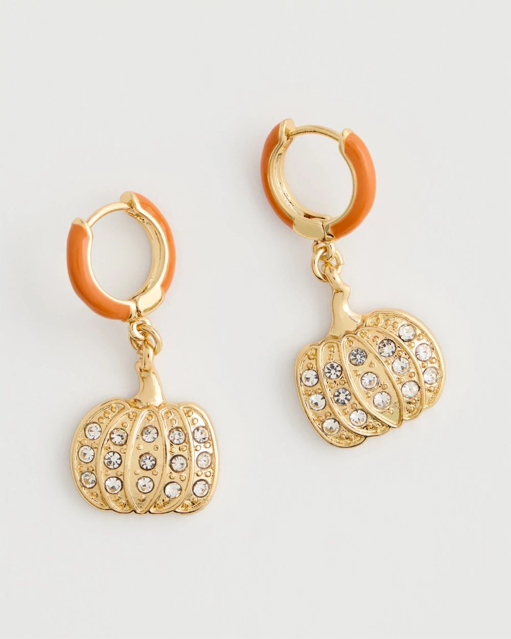 Pumpkin Drop Earrings click to view larger image.