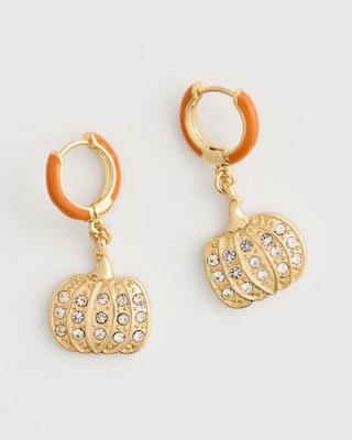 Pumpkin Drop Earrings click to view larger image.