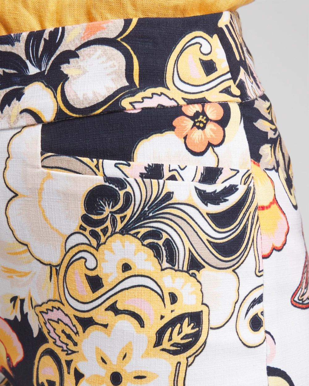 Brigitte Warm Floral Ankle Pants