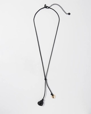 Silver Tone Heart Pendant Necklace