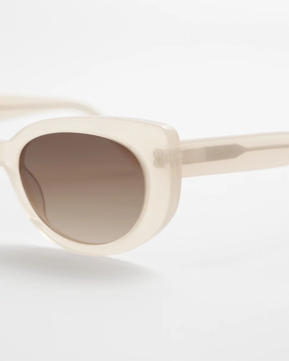 Nude Cateye Sunglasses click to view larger image.