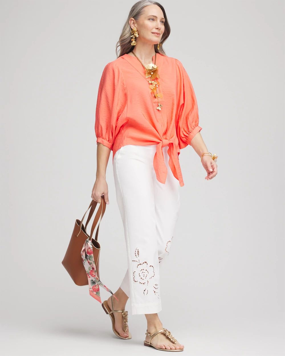 Tie-Front Blouse