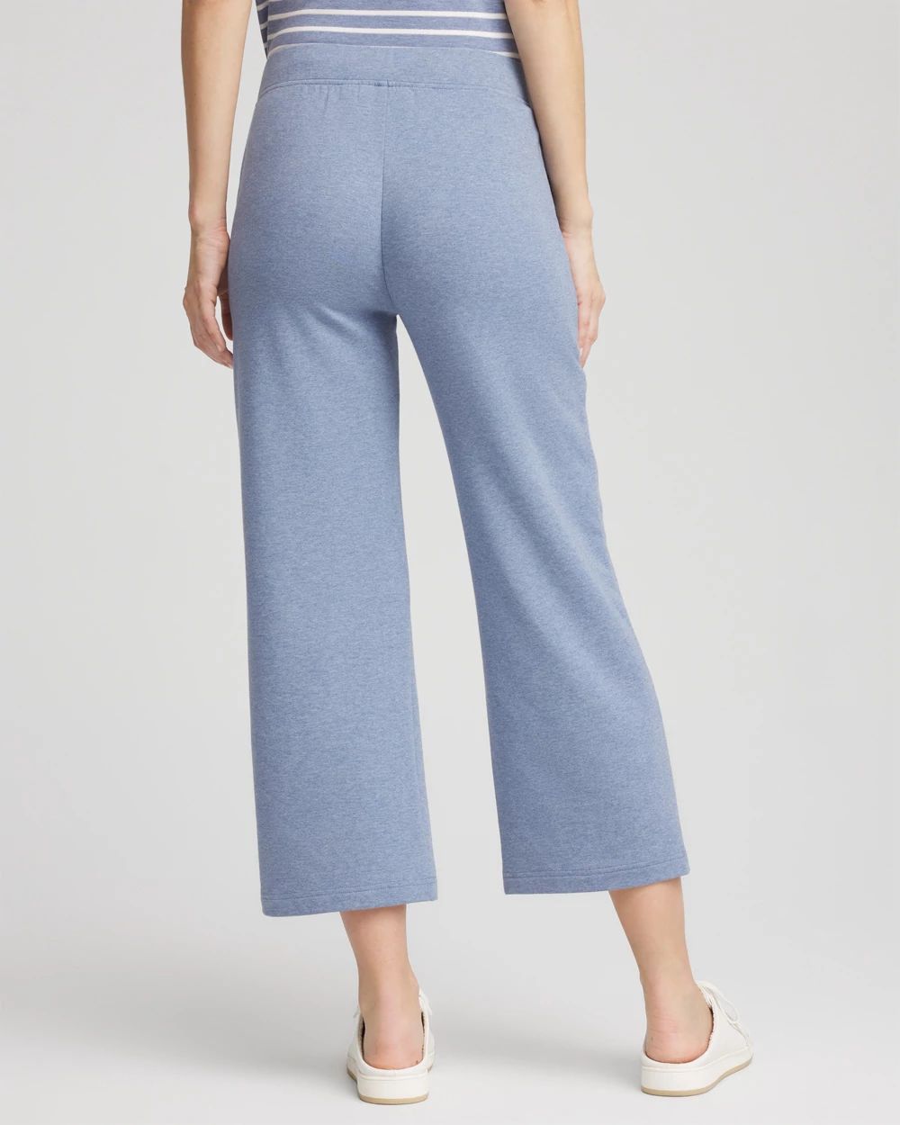 Zenergy® French Terry Wide-Leg Cropped Pants