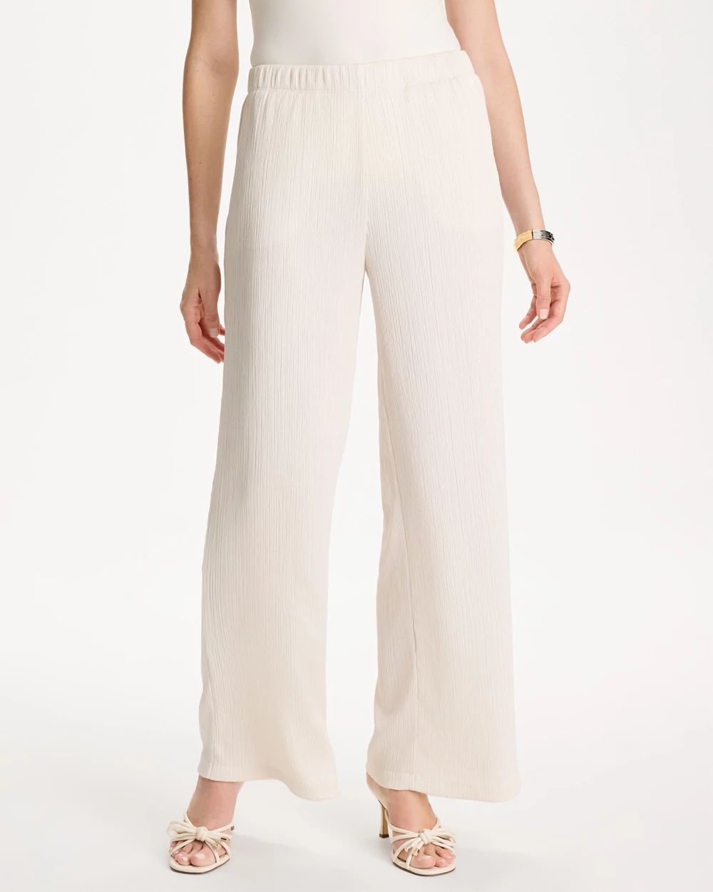 Travelers™ Crinkle Satin Textured Pants