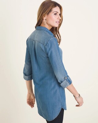 Long Denim Shirt