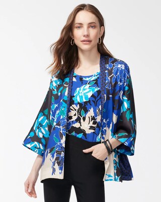 Touch of Cool Floral Polished Tank