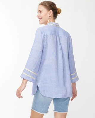 Embroidered Linen Tunic