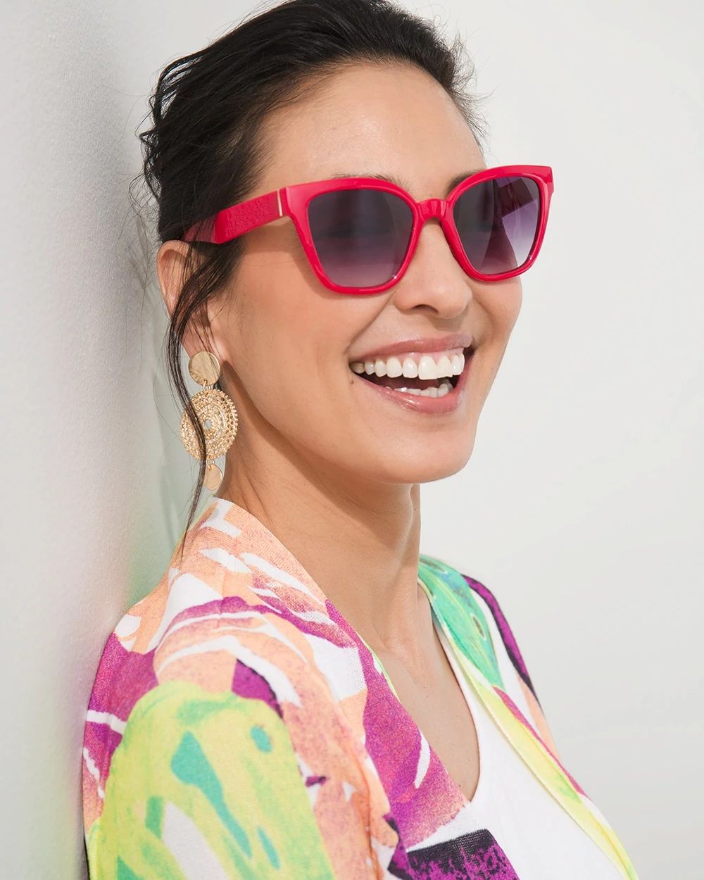 Red Wayfarer Sunglasses