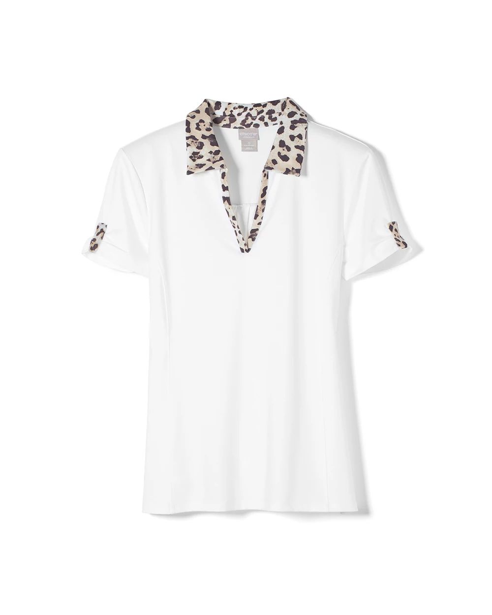 Zenergy UPF Animal-Trim Polo Shirt