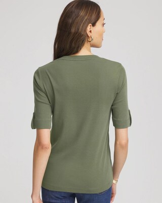 Everyday V-Neck Pima Tee click to view larger image.