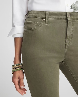 Petite Girlfriend Slim Ankle Jeans click to view larger image.